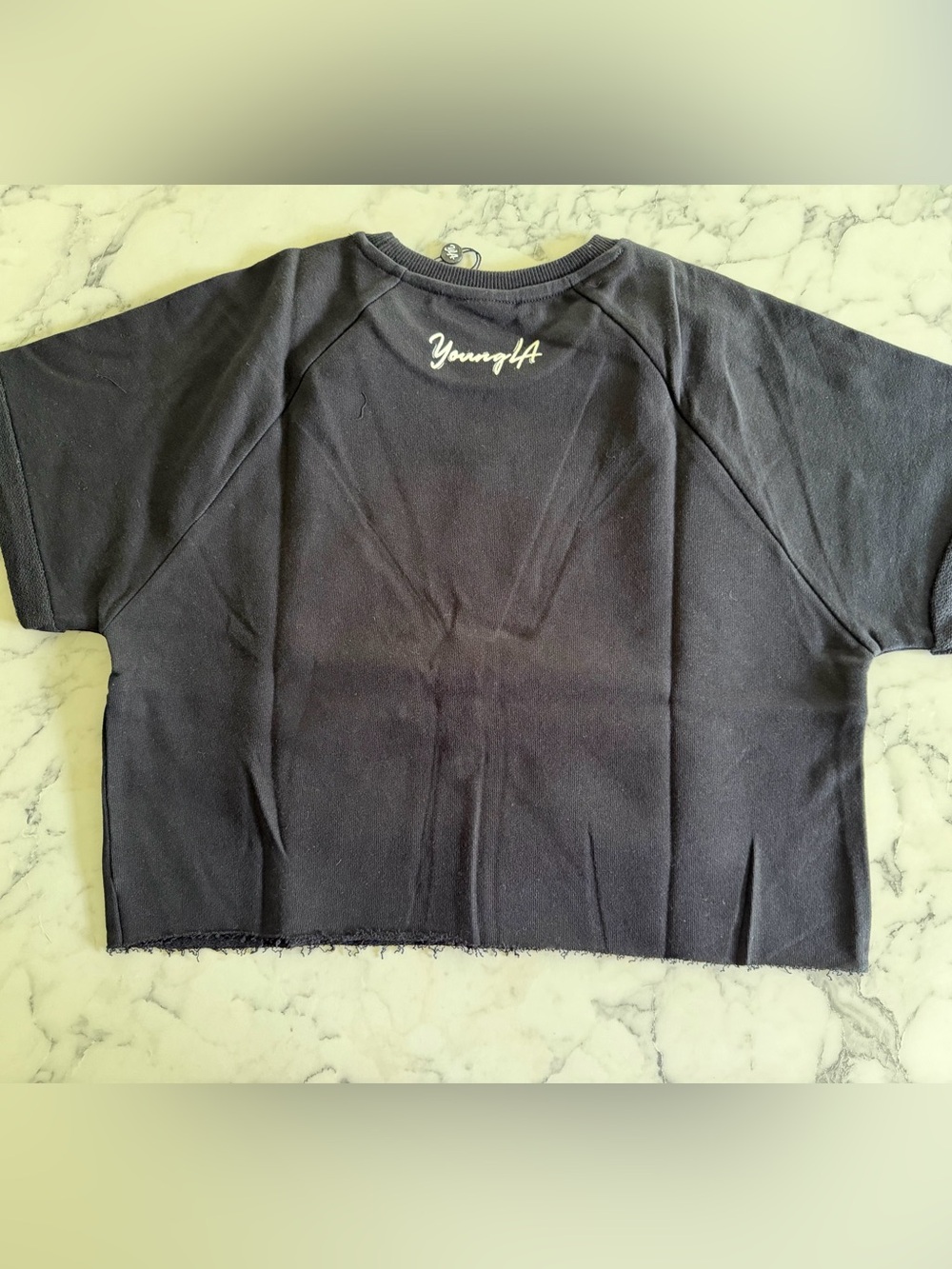 YoungLA Raglan Cropped Tee - Picture 3 of 5